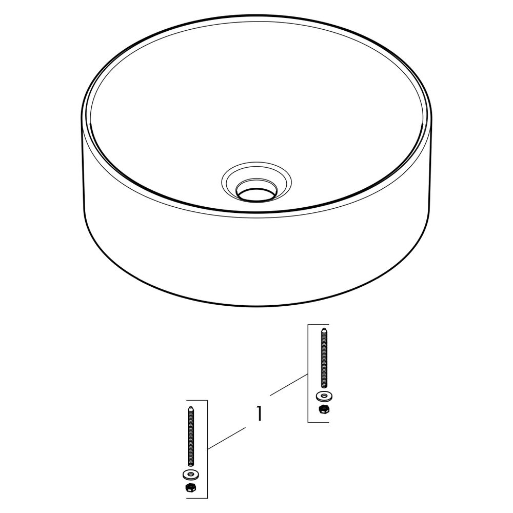 hansgrohe Xuniva S Aufsatzwaschtisch 400x400mm ohne Hahnloch und Überlauf, SmartCle... HANSGROHE-61071450 4059625475638 (Abb. 4)