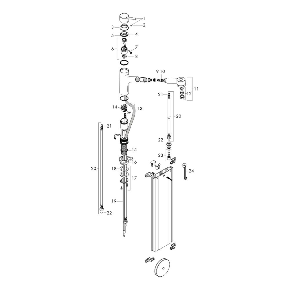 hansgrohe Spültischmischer 170 Talis M52 Ausziehbrause 2jet sBox chrom... HANSGROHE-73860000 4059625017364 (Abb. 3)