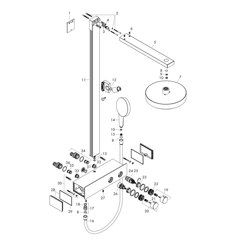 Hansgrohe Zesis M33 Einhebel-Küchenmischer 160mm, 8,2l/min, Metall Ausziehbrause, 2... HANSGROHE-74823000 4059625462898 (Abb. 2)