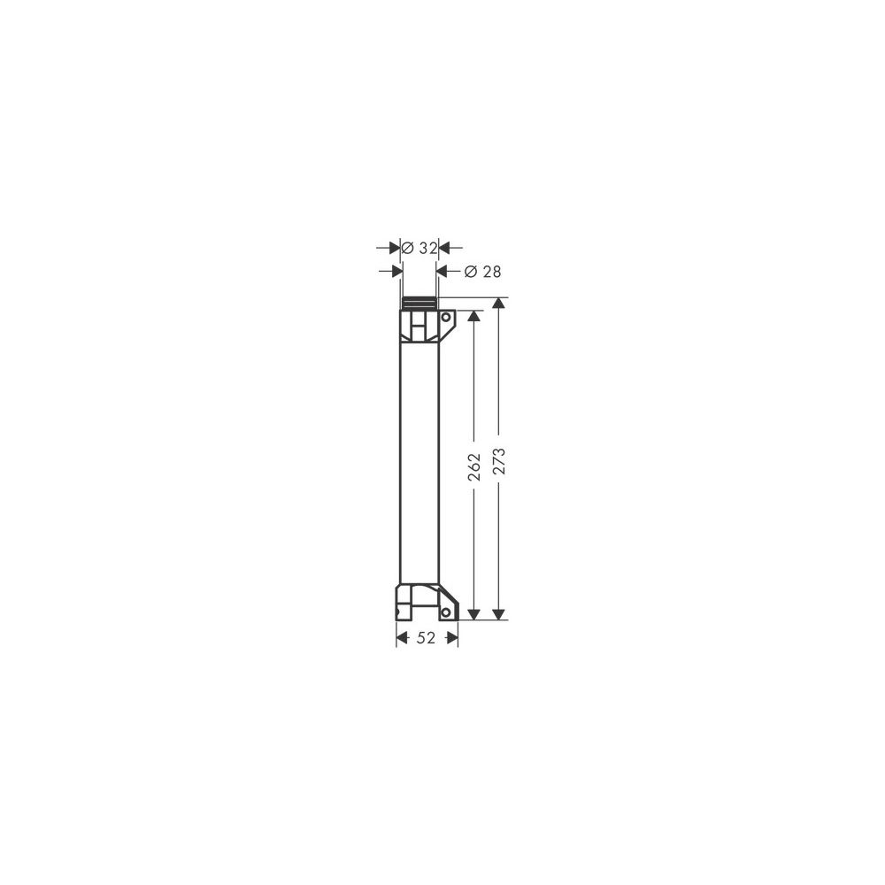Hansgrohe AXOR ShowerSolutions Grundkörper/ Wasserführung für Ablage 240x120mm, Unt... HANSGROHE-40878180 4011097601748 (Abb. 4)