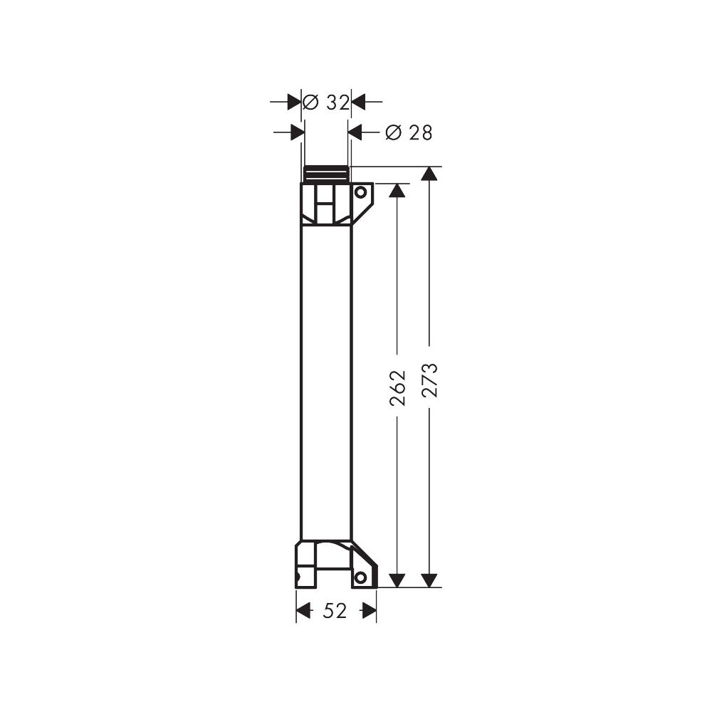 Hansgrohe AXOR ShowerSolutions Grundkörper/ Wasserführung für Ablage 240x120mm, Unt... HANSGROHE-40878180 4011097601748 (Abb. 6)