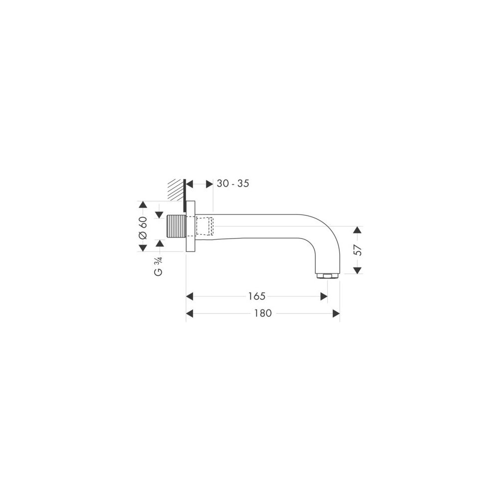 Hansgrohe AXOR Citterio Wanneneinlauf, 21l/min, Chrom... HANSGROHE-39410000 4011097400761 (Abb. 3)