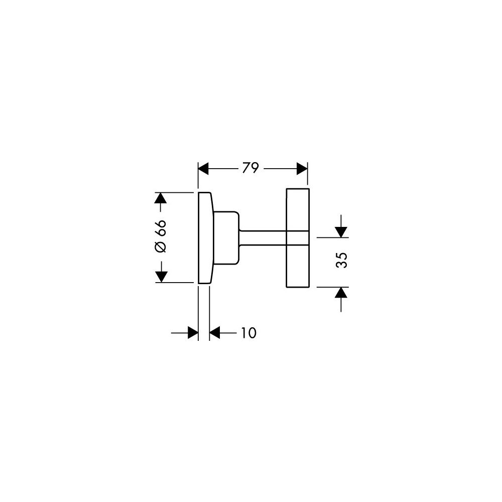 Hansgrohe AXOR Citterio Absperrventil Unterputz DN 15/DN 20, Kreuzgriff, Edelstahl ... HANSGROHE-39965800 4011097923550 (Abb. 2)