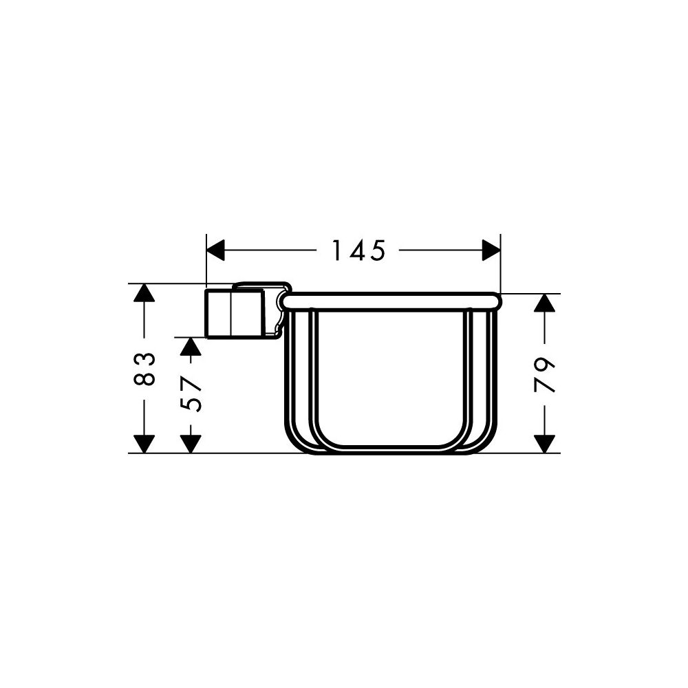 Hansgrohe AXOR Montreux Seifenkorb, 160x83x145mm, Brushed Brass... HANSGROHE-42066950 4011097939551 (Abb. 2)