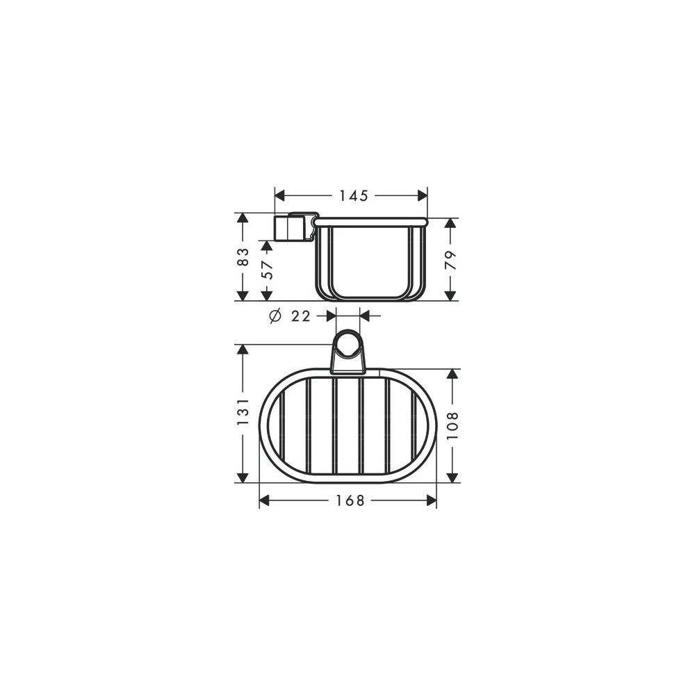 Hansgrohe AXOR Montreux Seifenkorb, 160x83x145mm, Brushed Brass... HANSGROHE-42066950 4011097939551 (Abb. 3)
