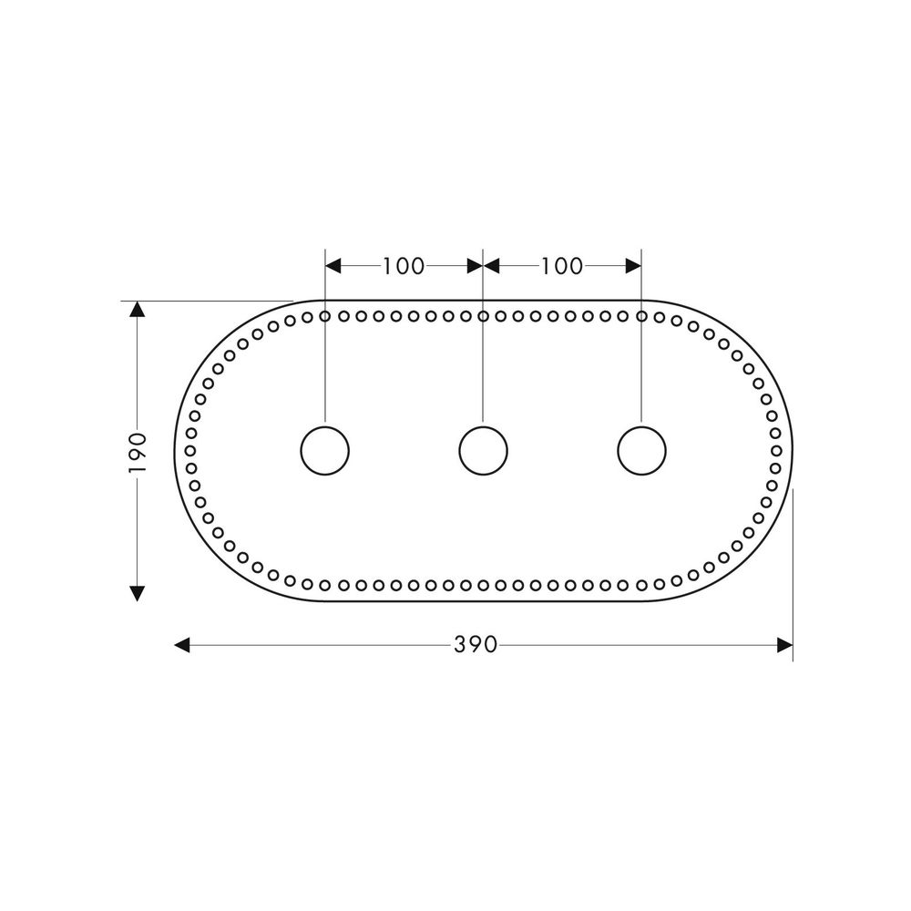 Hansgrohe AXOR Trockenmanschette für 3-Loch Waschtischarmatur Unterputz... HANSGROHE-96383000 4011097350707 (Abb. 2)