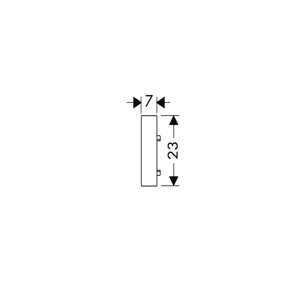 hansgrohe Fliesenausgleichsscheibe für Unica Brausestange D, Chrom... HANSGROHE-96186000 4011097161754 (Abb. 3)