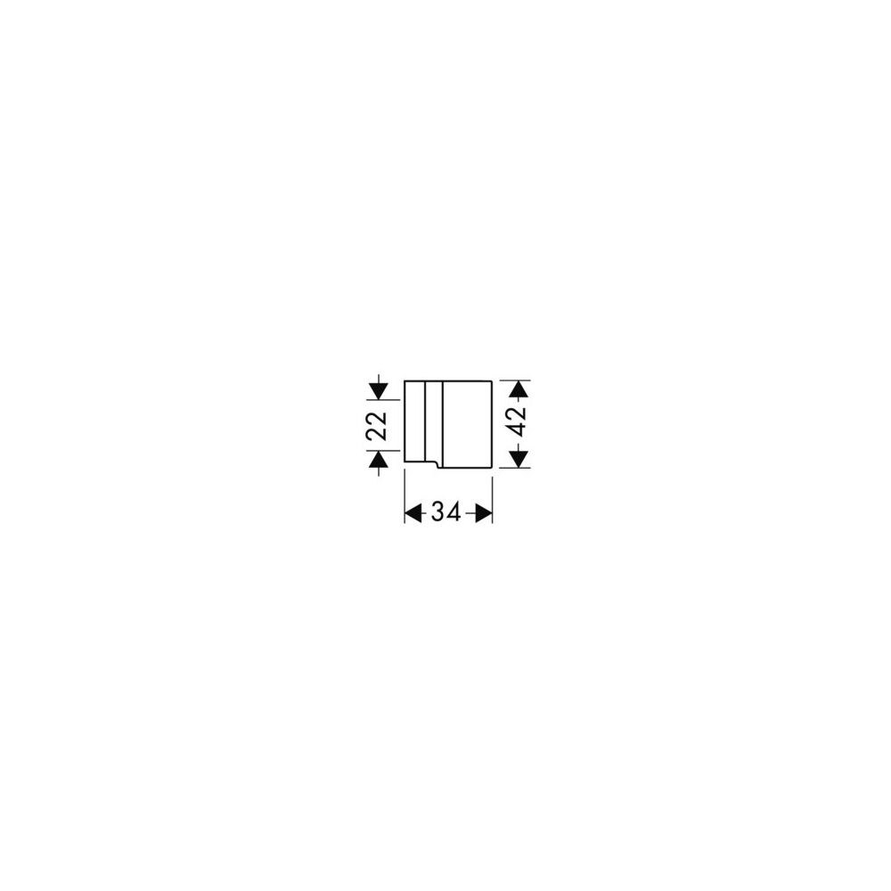 Hansgrohe AXOR Starck Brausehalter, konisch, Metall, Brushed Nickel... HANSGROHE-27515820 4011097536354 (Abb. 3)