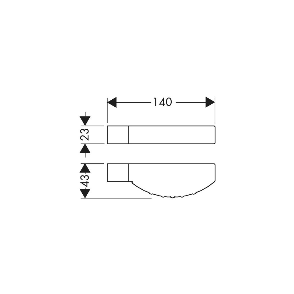 hansgrohe Casetta Seifenschale D, Chrom... HANSGROHE-28664000 4011097486390 (Abb. 2)