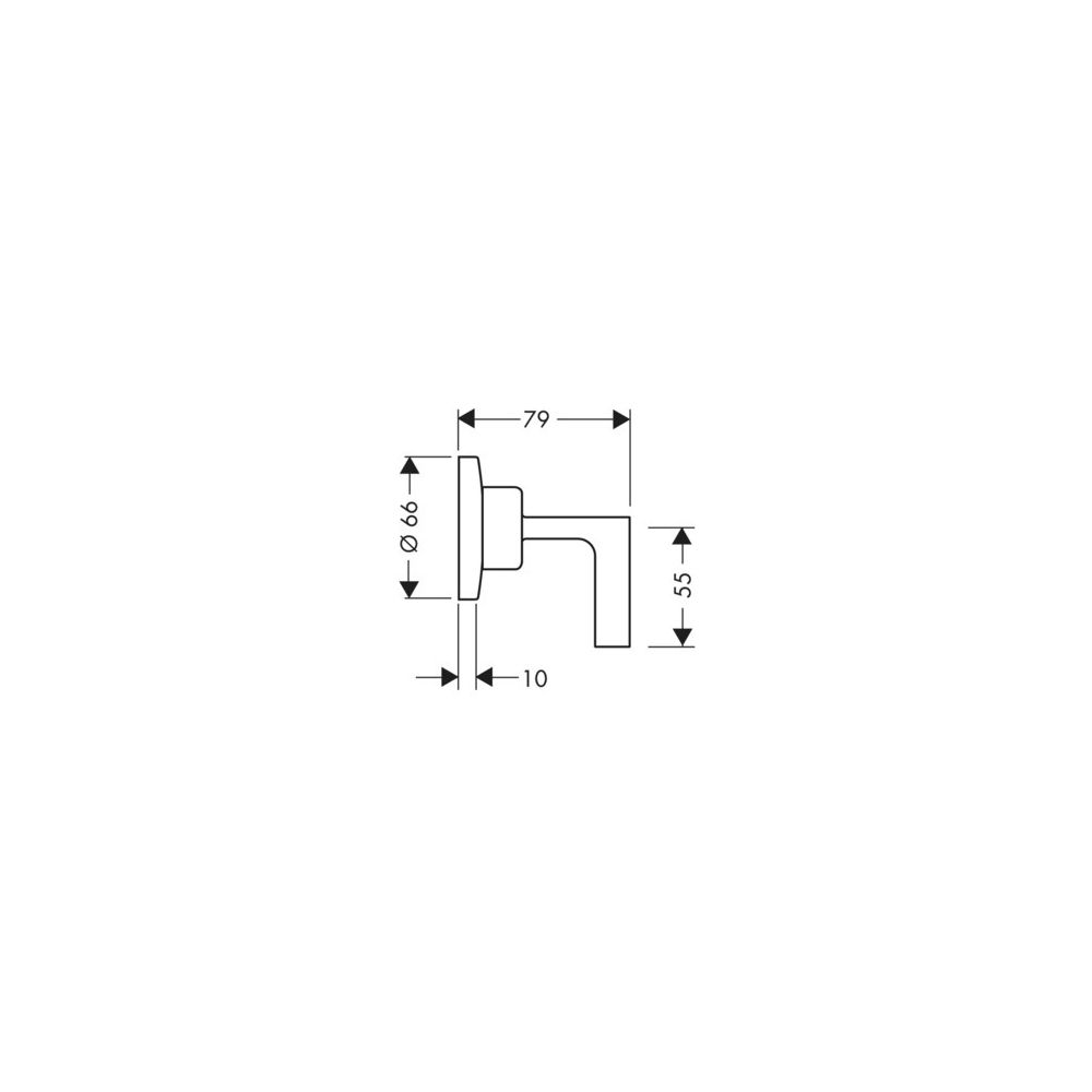 Hansgrohe AXOR Citterio Absperrventil Unterputz DN 15/DN 20, Hebelgriff, Polished G... HANSGROHE-39960990 4011097923451 (Abb. 4)