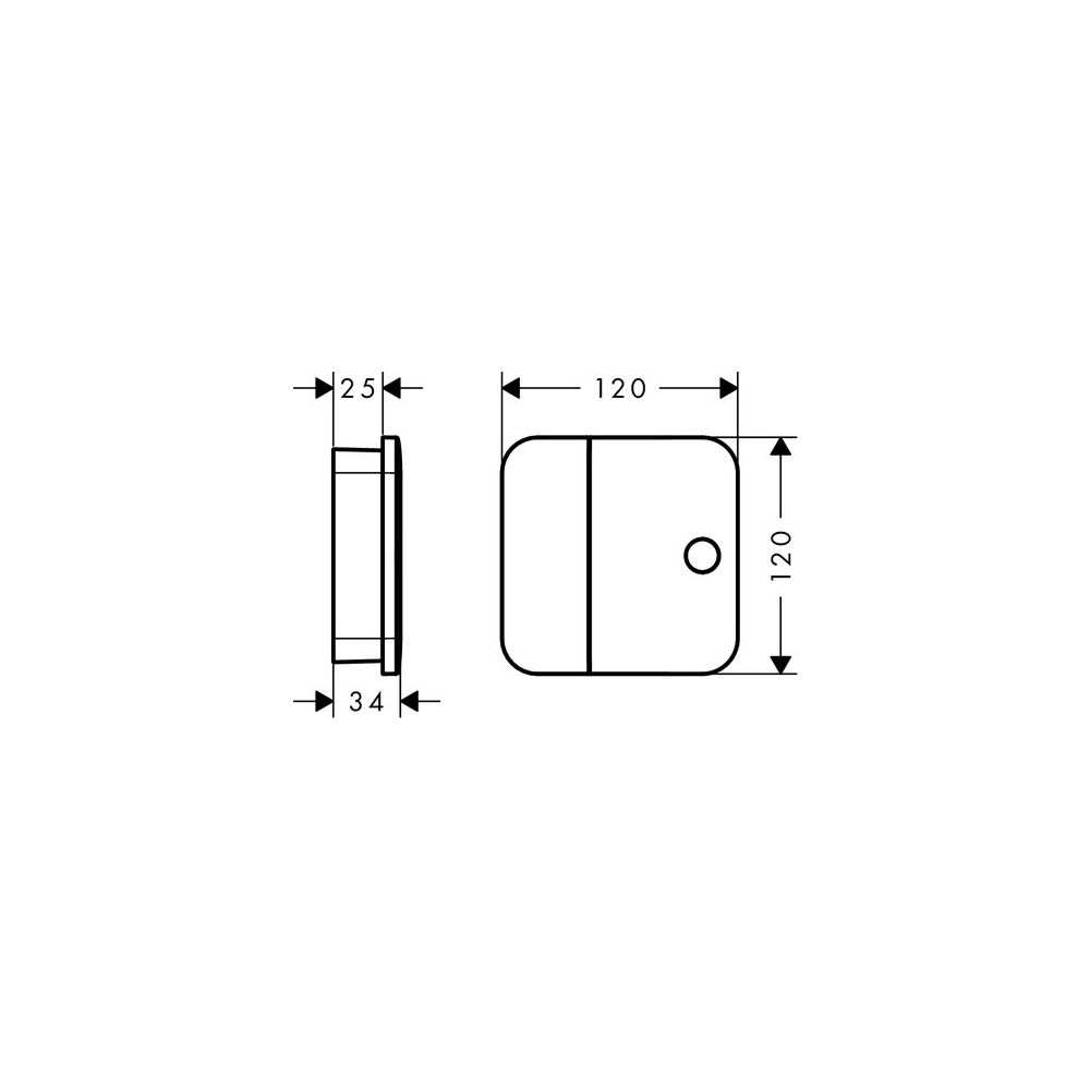 Hansgrohe AXOR One Absperrventil Unterputz, DN 15, Brushed Gold Optic... HANSGROHE-45771250 4011097823362 (Abb. 4)