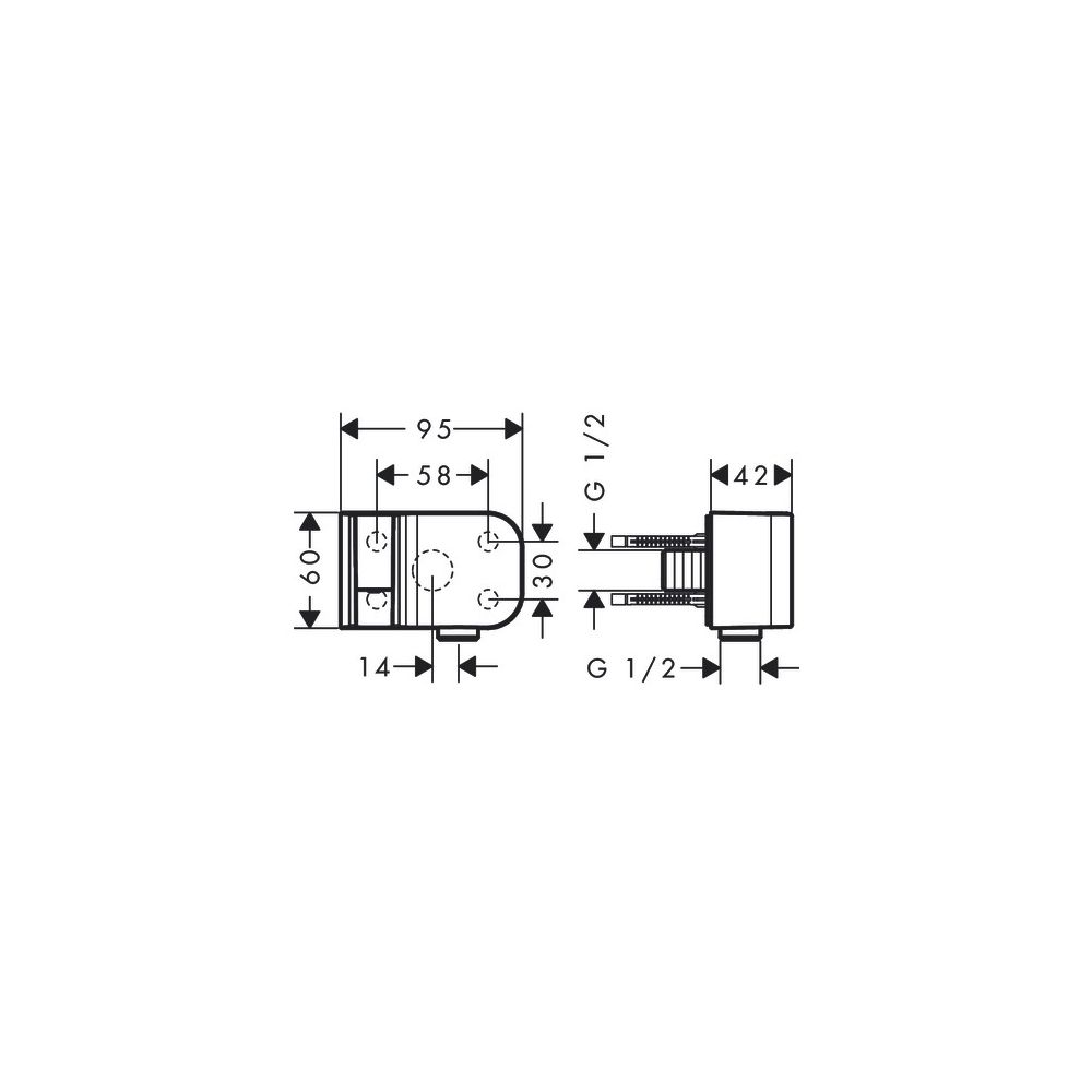 Hansgrohe AXOR One Portereinheit, G 1/2", Brushed Red Gold... HANSGROHE-45723310 4011097822389 (Abb. 3)