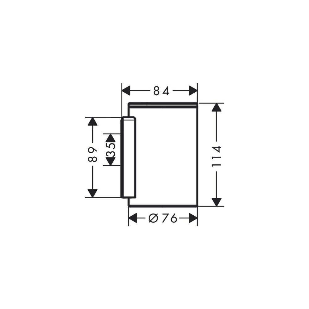 Hansgrohe Zahnputzbecher AXOR Universal Circular, 114x84x76mm, Metall/Glas, Brushed... HANSGROHE-42804340 4059625388617 (Abb. 3)