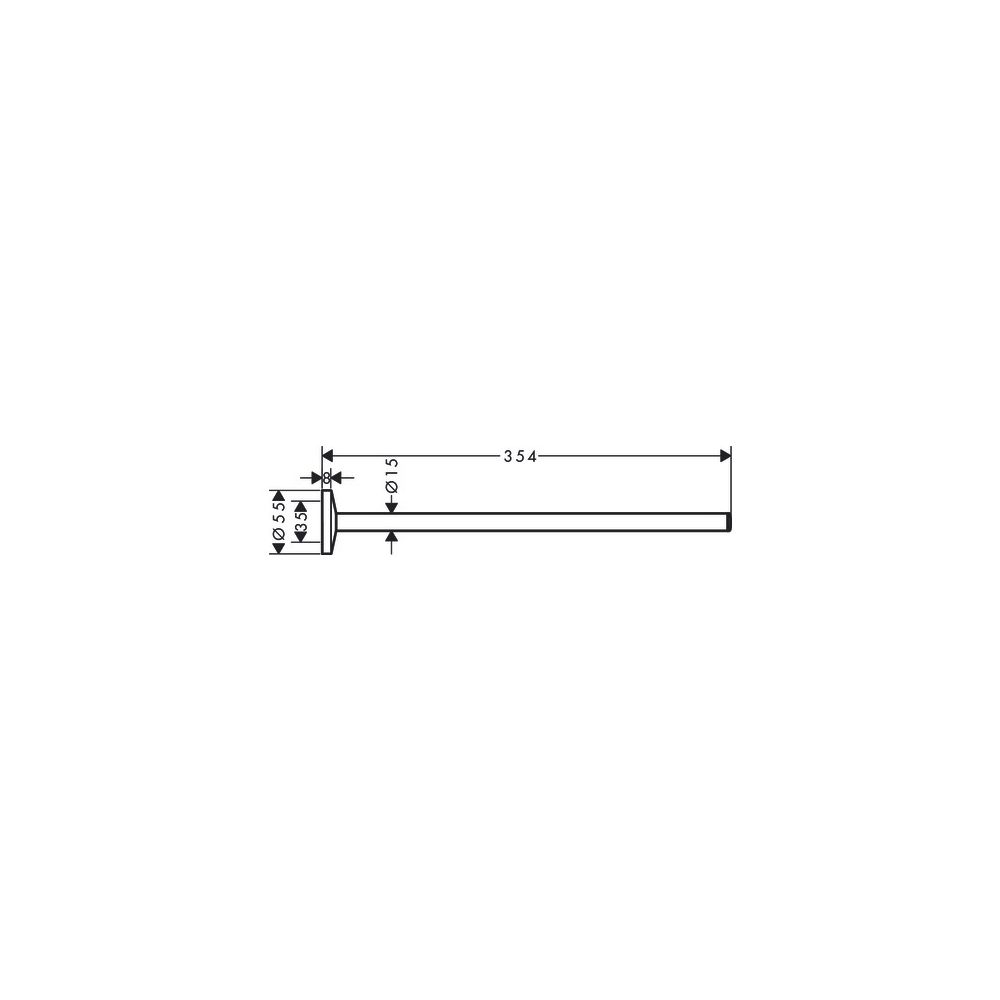 Hansgrohe AXOR Universal Circular Handtuchhalter, 354mm, Metall, Mattschwarz... HANSGROHE-42826670 4059625367476 (Abb. 2)