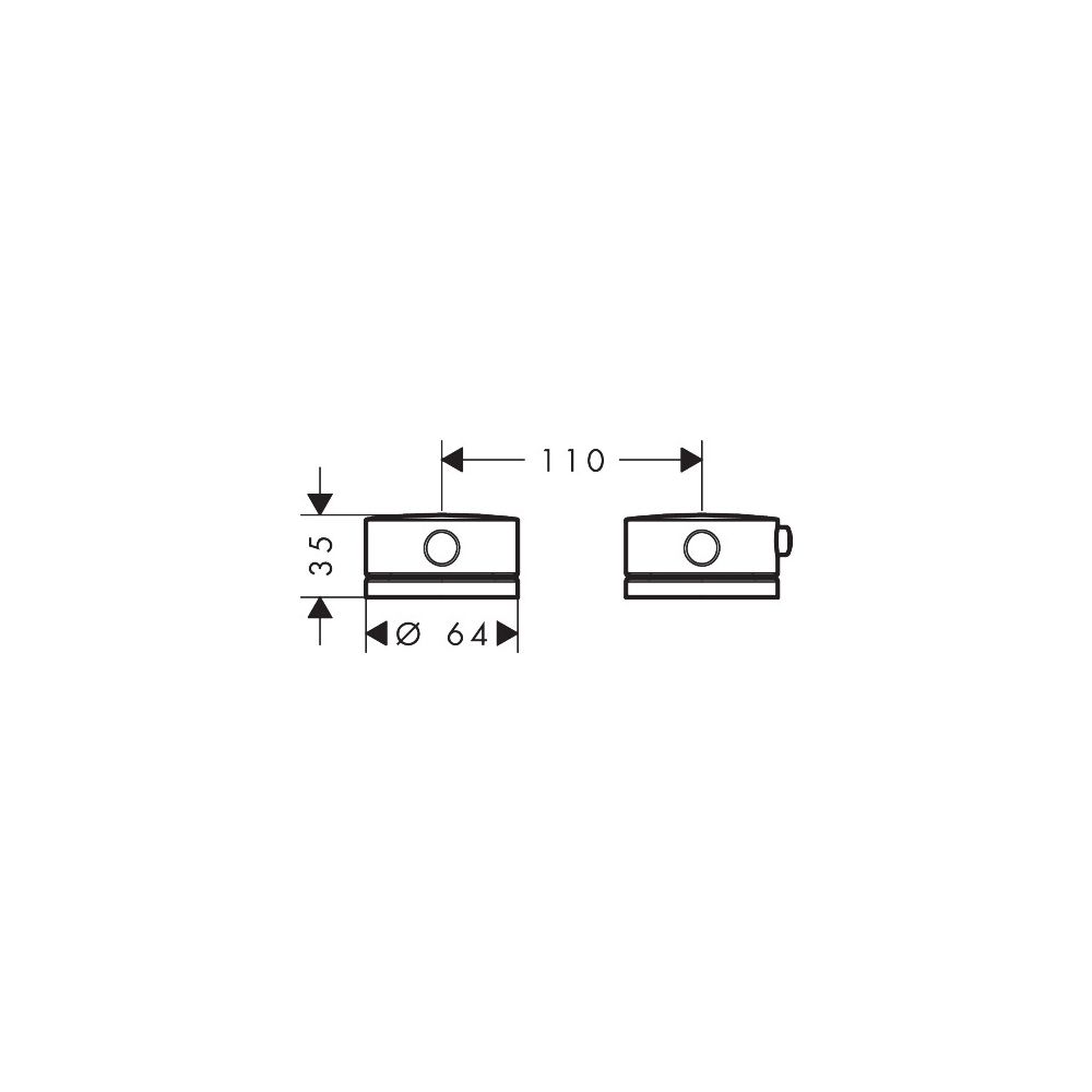 Hansgrohe AXOR One 2-Loch Wannenrandarmatur, 32,1l/min, Thermostat, Brushed Gold Op... HANSGROHE-48470250 4059625747032 (Abb. 2)