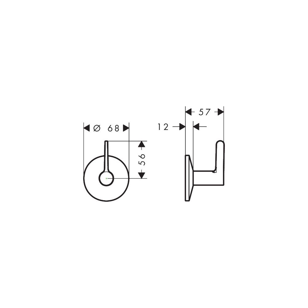 Hansgrohe AXOR One Absperrventil Unterputz, Hebelgriff, DN 15/DN 20, Polished Gold ... HANSGROHE-48772990 4059625753583 (Abb. 2)