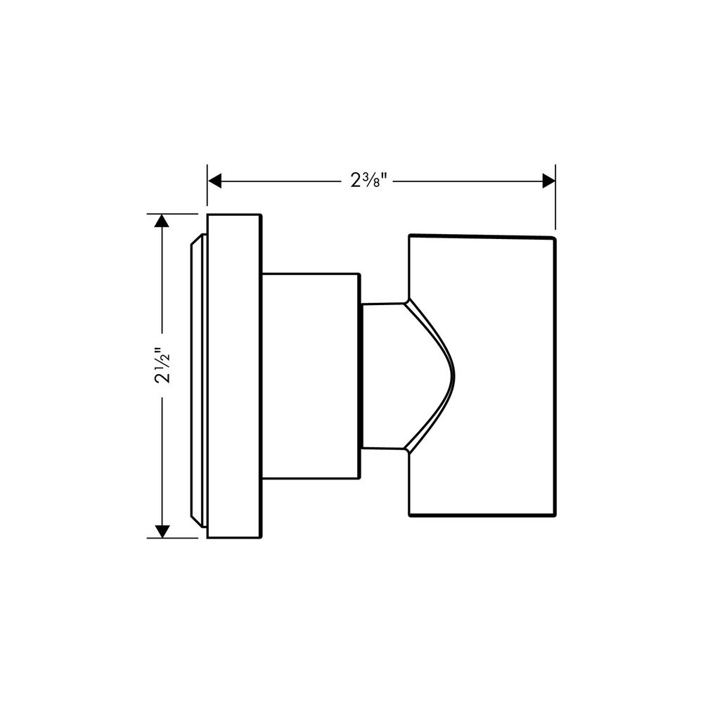 Hansgrohe AXOR Brausenhalter Citterio Porter, rund, 60x60x65mm, Metall, Brushed Bro... HANSGROHE-39525140 4011097920252 (Abb. 4)