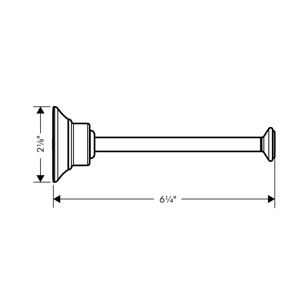 Hansgrohe AXOR Montreux Toilettenpapierhalter, 159mm, Metall, Brushed Red Gold... HANSGROHE-42028310 4011097937656 (Abb. 4)