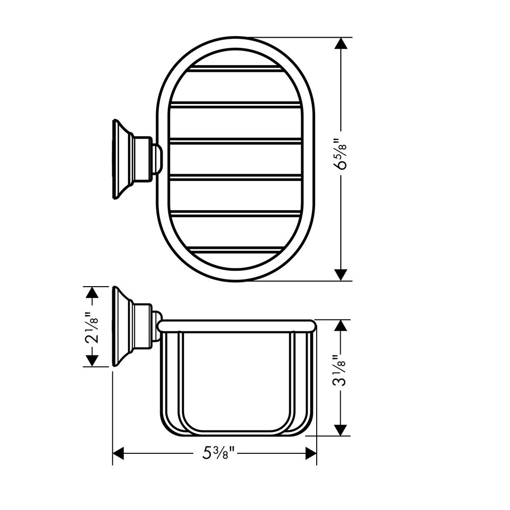 Hansgrohe AXOR Montreux Seifenkorb, 160x101x138mm, Brushed Bronze... HANSGROHE-42065140 4011097939339 (Abb. 4)