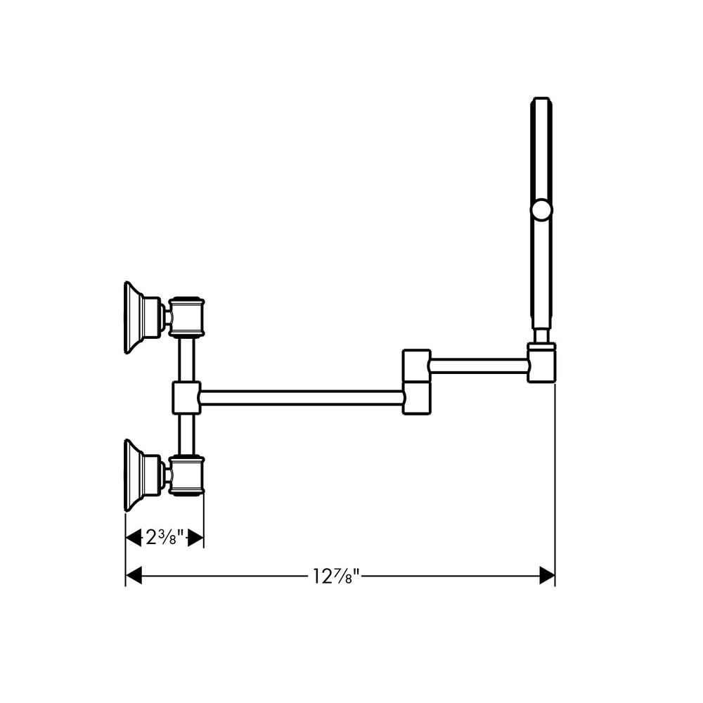 Hansgrohe AXOR Montreux Rasierspiegel, 213x314x66mm, Glas/Metall, Polished Nickel... HANSGROHE-42090830 4011097516547 (Abb. 4)