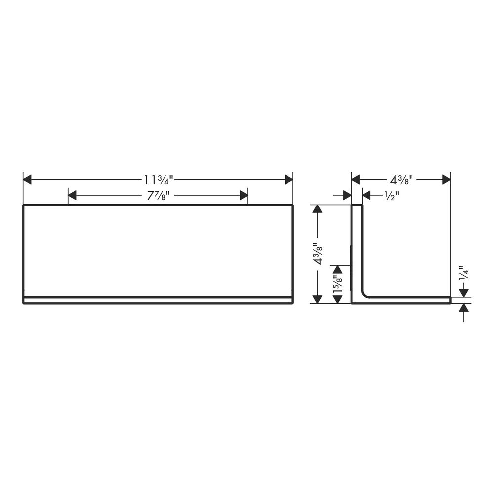 Hansgrohe AXOR Universal Rectangular Ablage 300mm, Metall, Polished Gold Optic... HANSGROHE-42644990 4059625423813 (Abb. 3)
