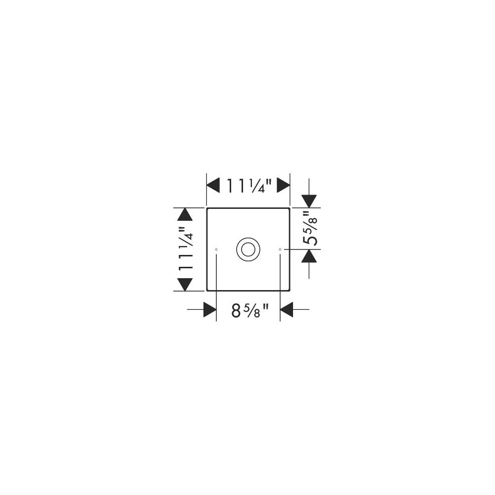 Hansgrohe AXOR Aufsatzwaschtisch Suite Quadratisch, 285x105x285mm, ohne Hahnloch, Ü... HANSGROHE-42002300 4059625503072 (Abb. 3)
