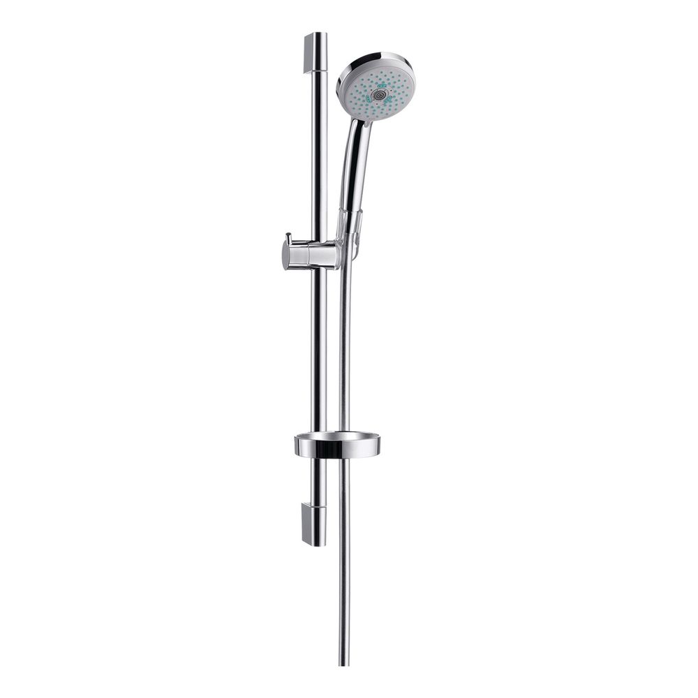 hansgrohe Croma 100 Brauseset Multi mit Brausestange 650mm und Seifenschale, Chrom... HANSGROHE-27775000 4011097537429 (Abb. 1)