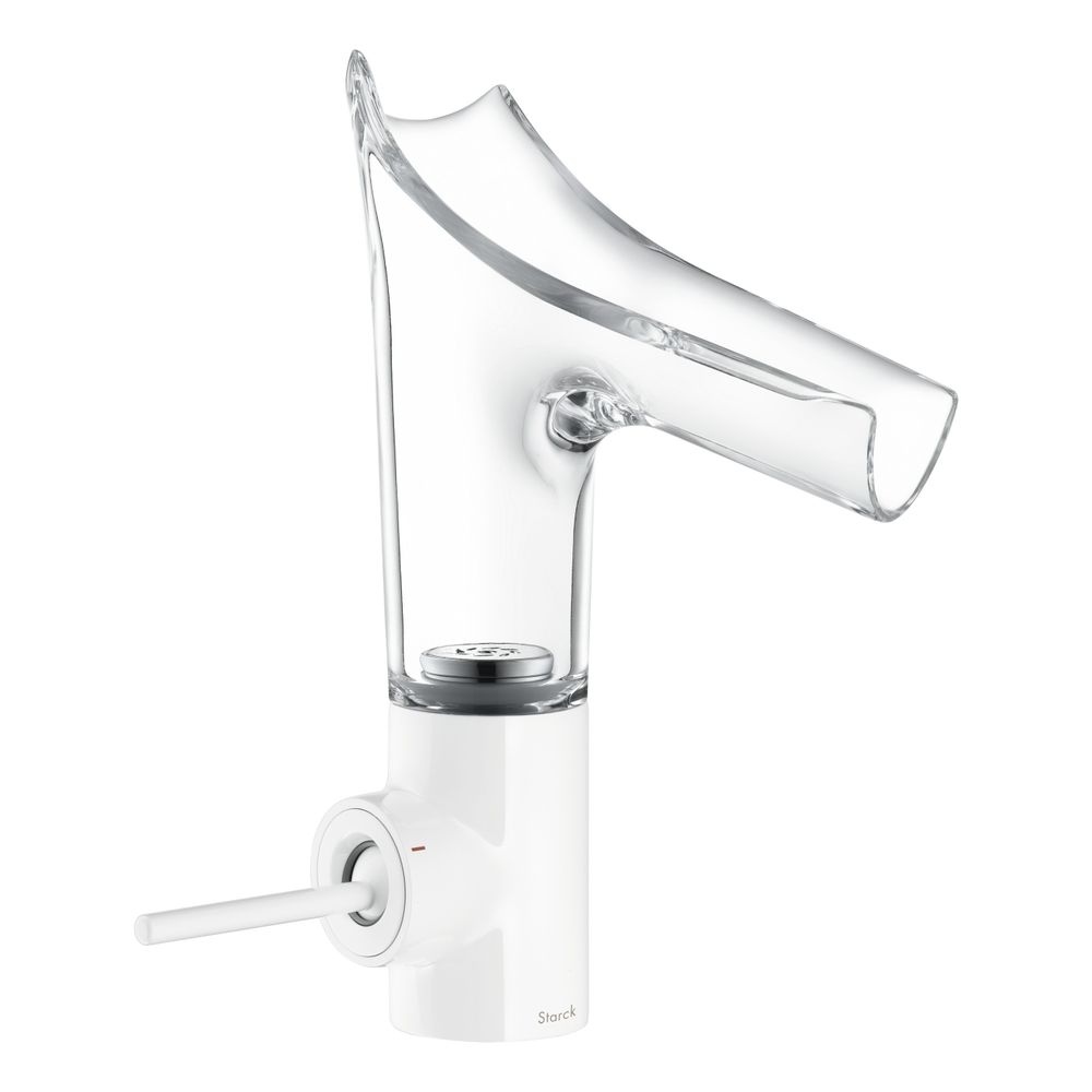 Hansgrohe AXOR Starck V Einhebel-Waschtischmischer 140mm, 4l/min, Glasauslauf, Abla... HANSGROHE-12112450 4011097760810 (Abb. 2)