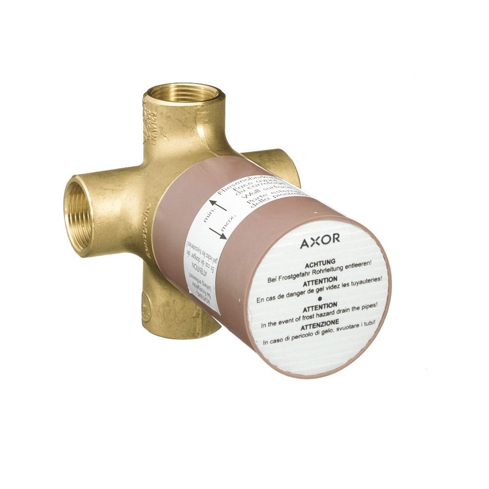 Hansgrohe AXOR Grundkörper für Quattro 4-Wege Umstellventil Unterputz, DN 20, 65l/m... HANSGROHE-16930180 4059625032190 (Abb. 2)