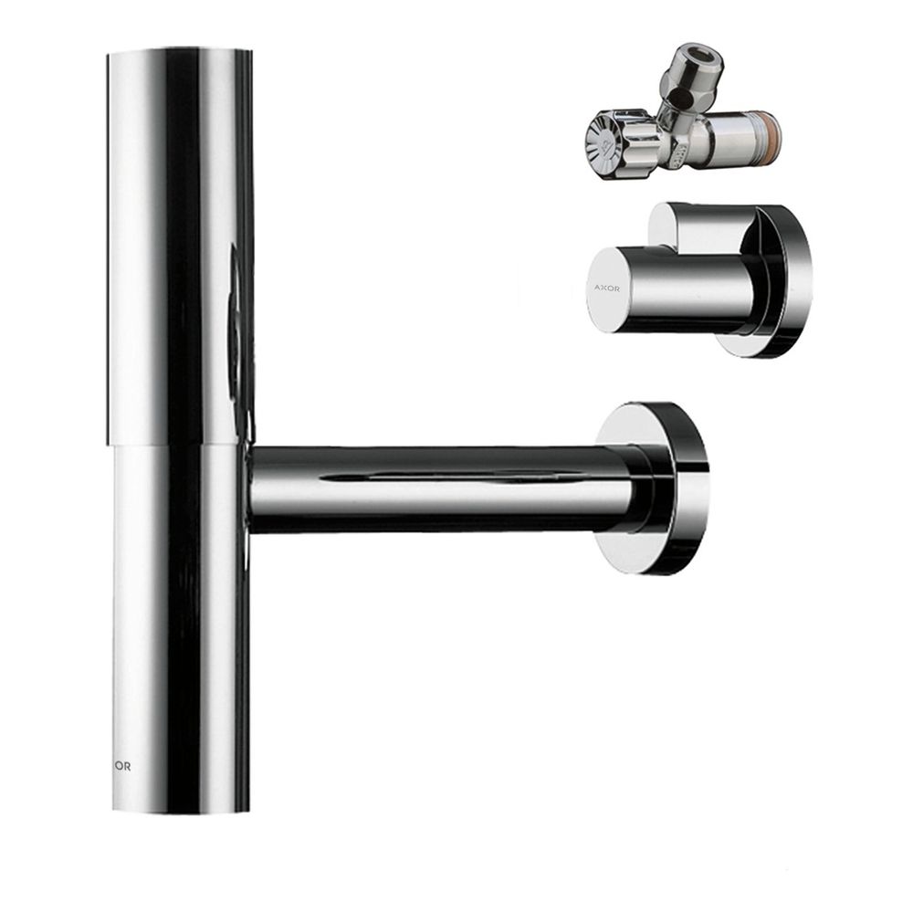 Hansgrohe AXOR Designsiphon Set Flowstar, G 1 1/4", 65-165mm, GV Stauwasserhöhe 75m... HANSGROHE-51304000 4059625077801 (Abb. 2)