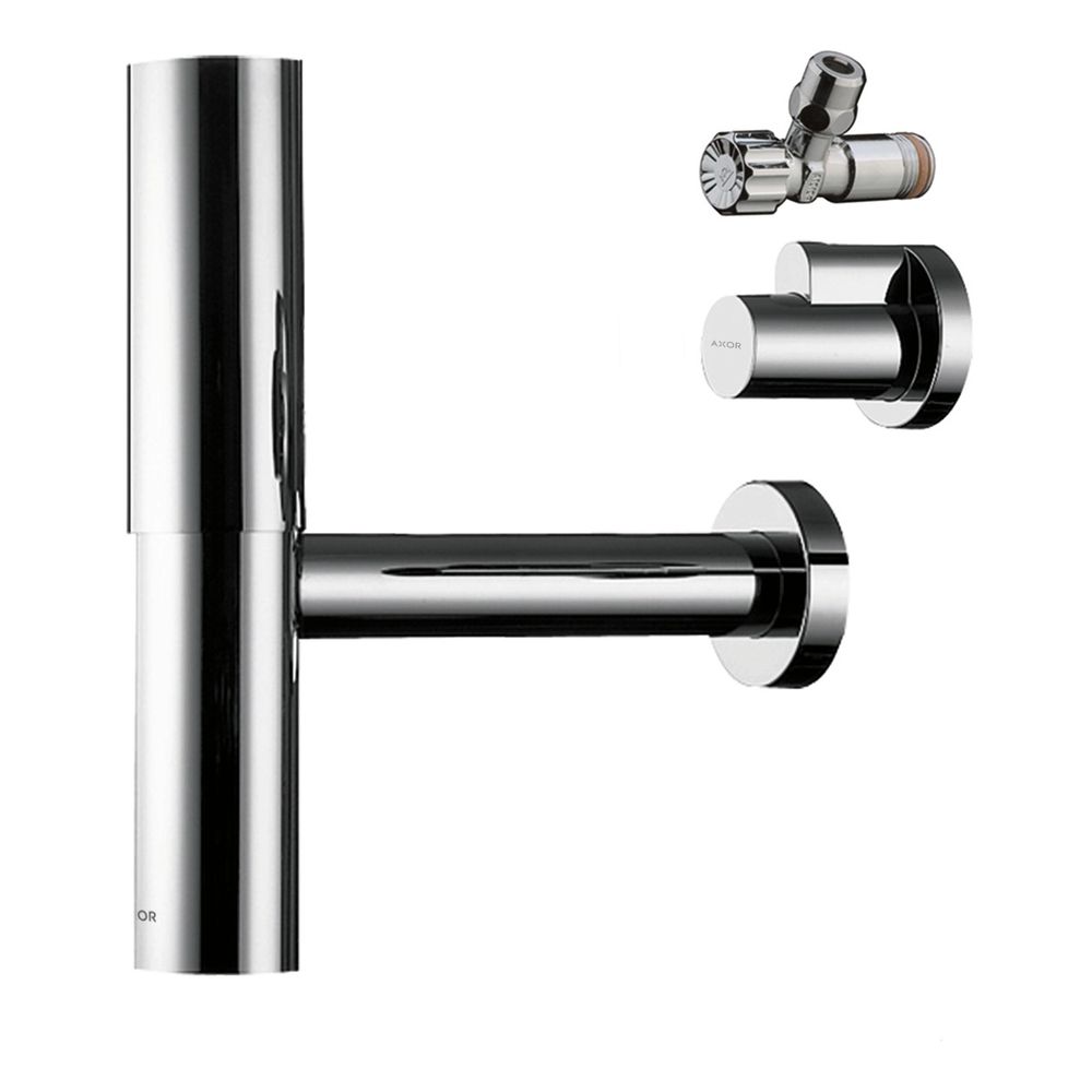 Hansgrohe AXOR Designsiphon Set Flowstar, G 1 1/4", 65-165mm, GV Stauwasserhöhe 75m... HANSGROHE-51304000 4059625077801 (Abb. 3)