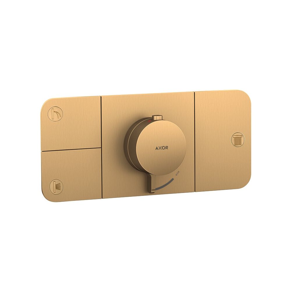 Hansgrohe AXOR One Thermostatmodul Unterputz, 30l/min, für 3 Verbraucher, Brushed B... HANSGROHE-45713950 4011097824130 (Abb. 3)