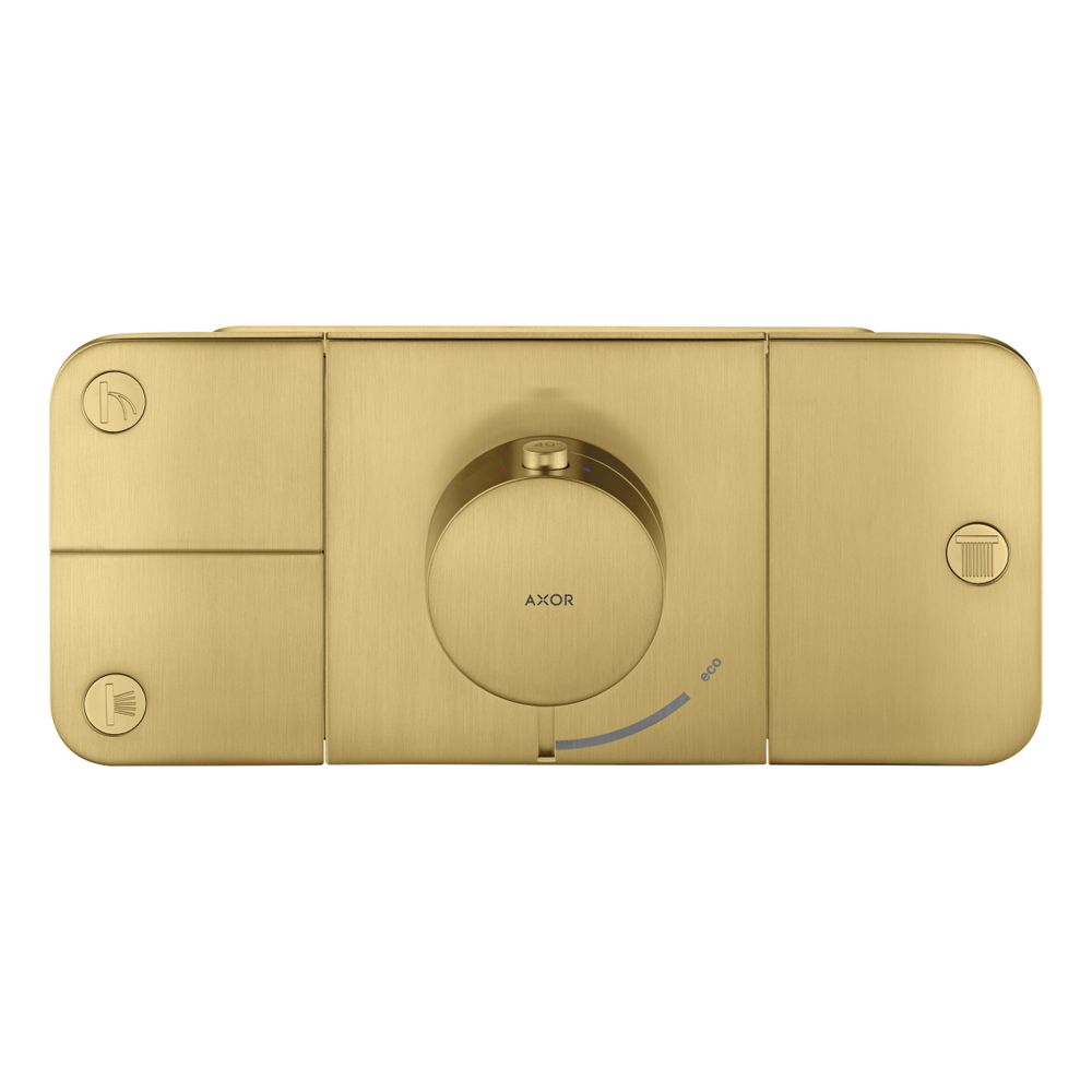 Hansgrohe AXOR One Thermostatmodul Unterputz, 30l/min, für 3 Verbraucher, Brushed G... HANSGROHE-45713250 4011097824178 (Abb. 4)
