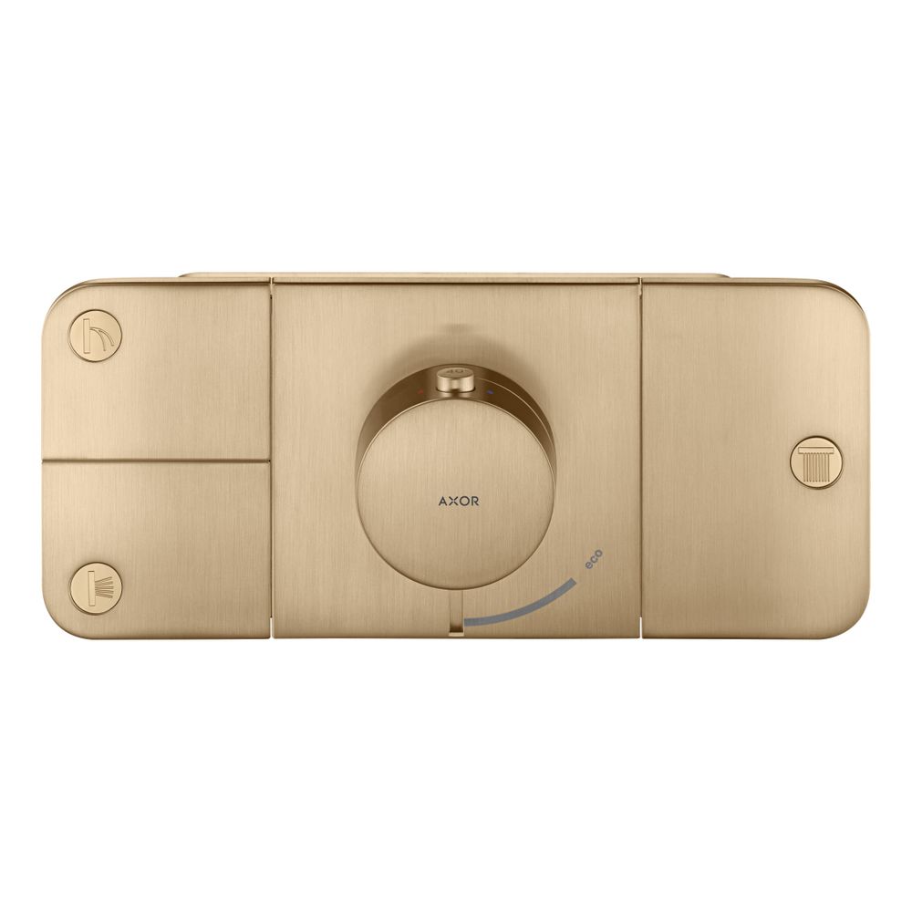 Hansgrohe AXOR One Thermostatmodul Unterputz, 30l/min, für 3 Verbraucher, Brushed B... HANSGROHE-45713140 4011097824154 (Abb. 4)