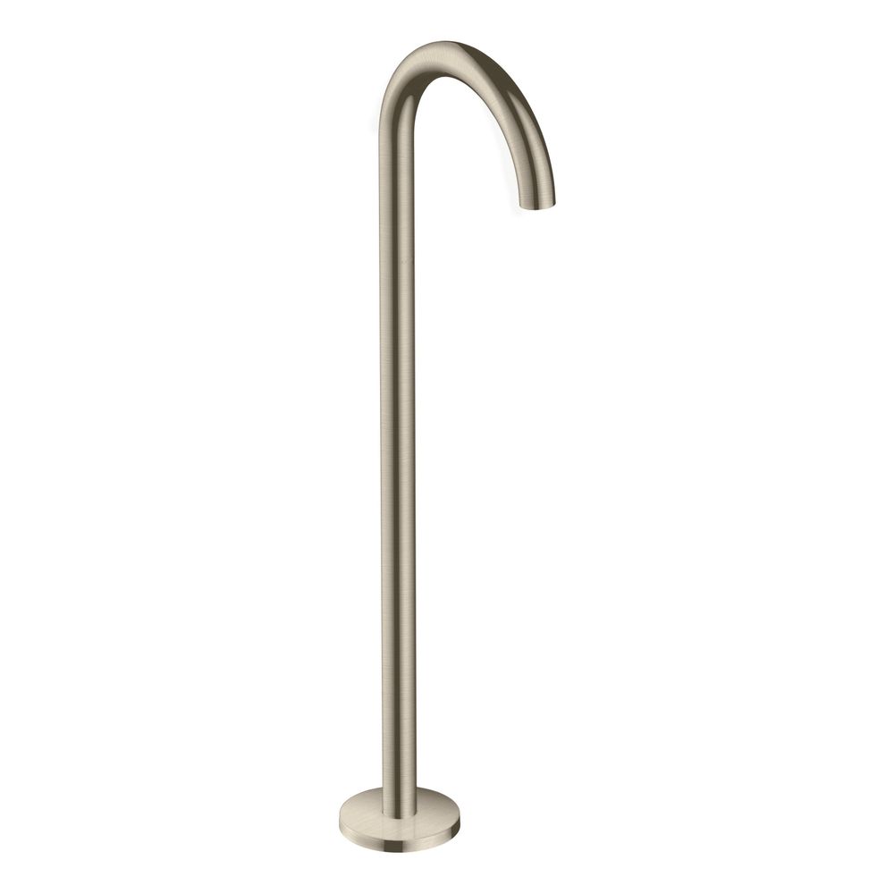 Hansgrohe AXOR Uno Wanneneinlauf, 18l/min, gebogen bodenstehend, Brushed Nickel... HANSGROHE-38412820 4011097989518 (Abb. 2)