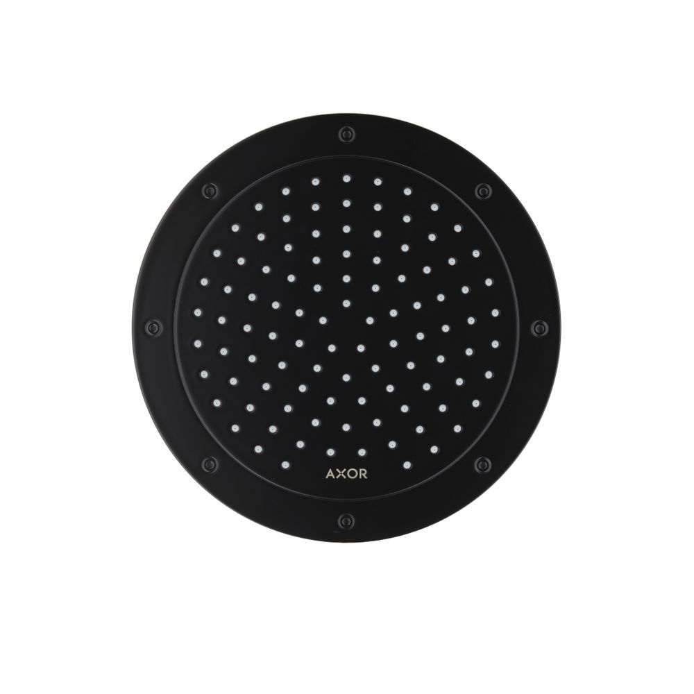 Hansgrohe AXOR ShowerSolutions Kopfbrause 245mm, 9l/min, 1jet EcoSmart, Mattschwarz... HANSGROHE-35381670 4059625415245 (Abb. 2)