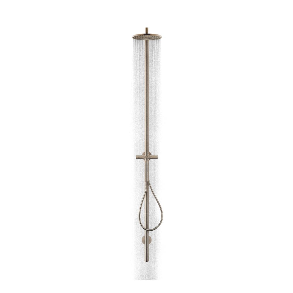 Hansgrohe AXOR Starck Nature Duschsäule, Kopfbrause 240mm, 1jet, DN 15, 12,2l/min, ... HANSGROHE-12670140 4059625434987 (Abb. 3)