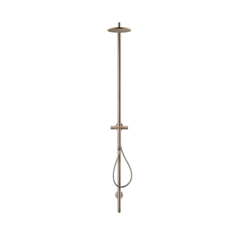Hansgrohe AXOR Starck Duschsäule, Thermostat, Kopfbrause 240mm, 1jet, DN 15, Brushe... HANSGROHE-12672140 4059625435199 (Abb. 4)