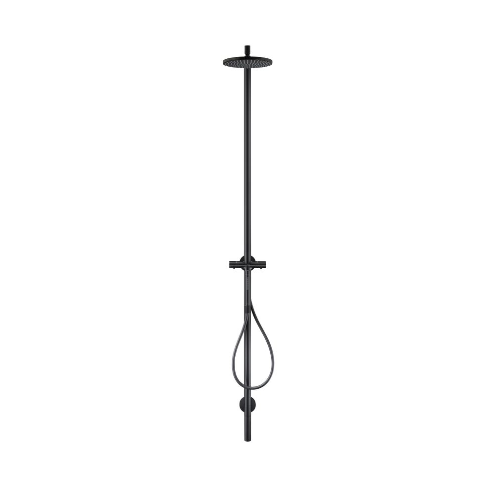 Hansgrohe AXOR Starck Duschsäule, Thermostat, Kopfbrause 240mm, 1jet, DN 15, Mattsc... HANSGROHE-12672670 4059625442494 (Abb. 4)