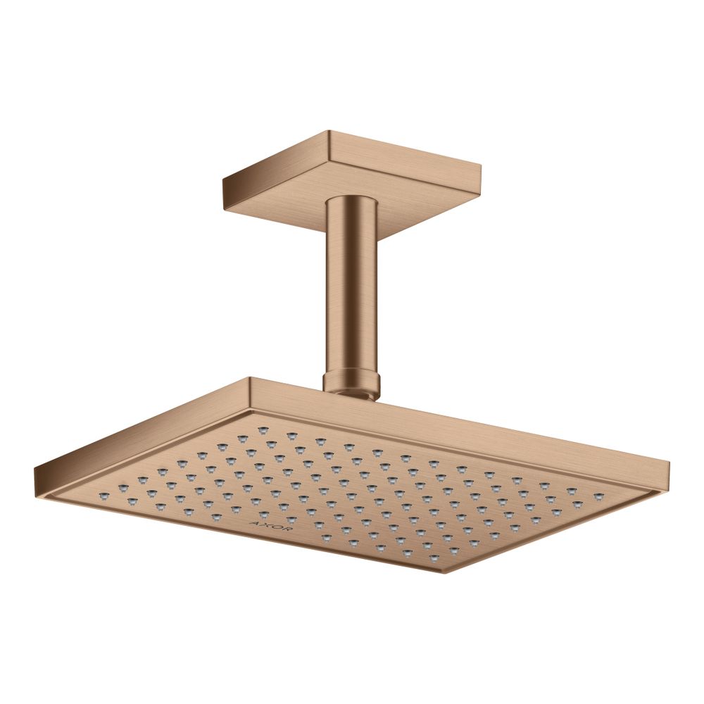 Hansgrohe AXOR ShowerSolutions Kopfbrause, 7,4l/min, 245x185mm, 1jet, EcoSmart, Bru... HANSGROHE-35374310 4059625406717 (Abb. 6)