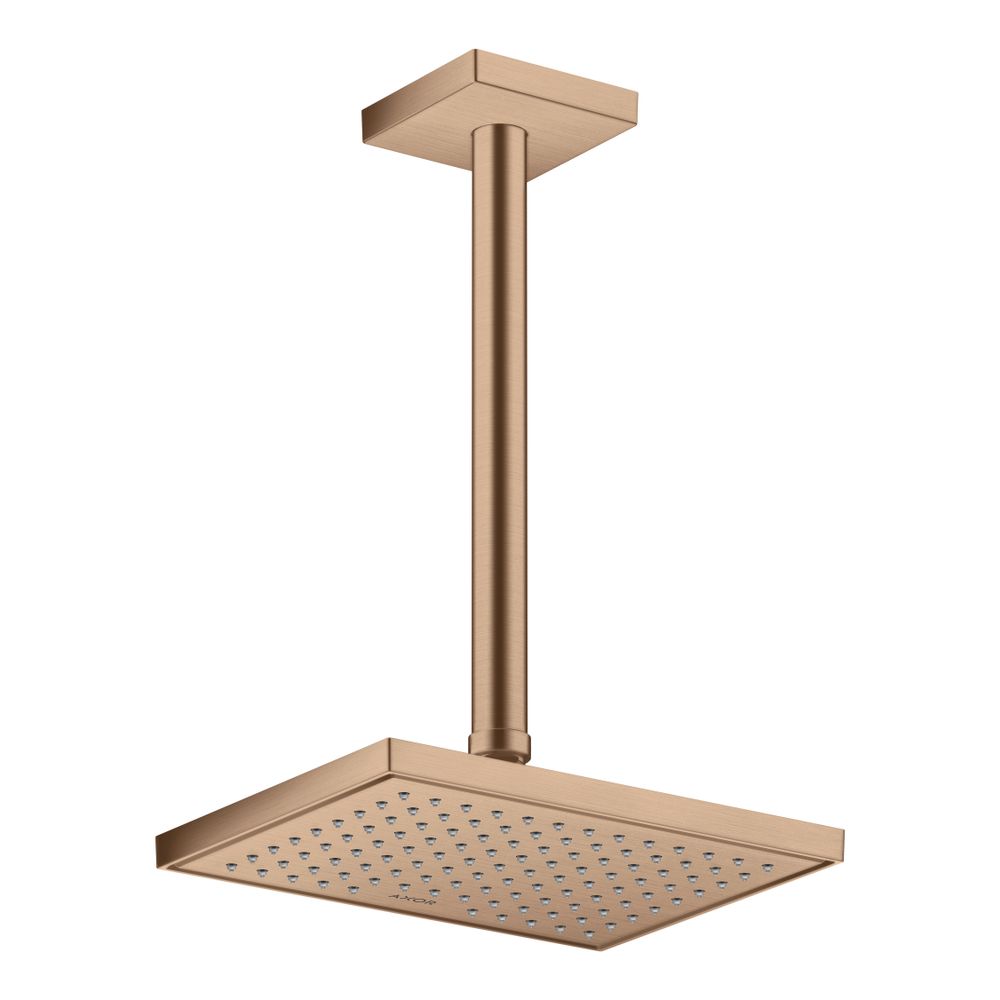 Hansgrohe AXOR ShowerSolutions Deckenanschluss 300mm eckig, DN 15, G 1/2", Brushed ... HANSGROHE-26438310 4059625407417 (Abb. 2)