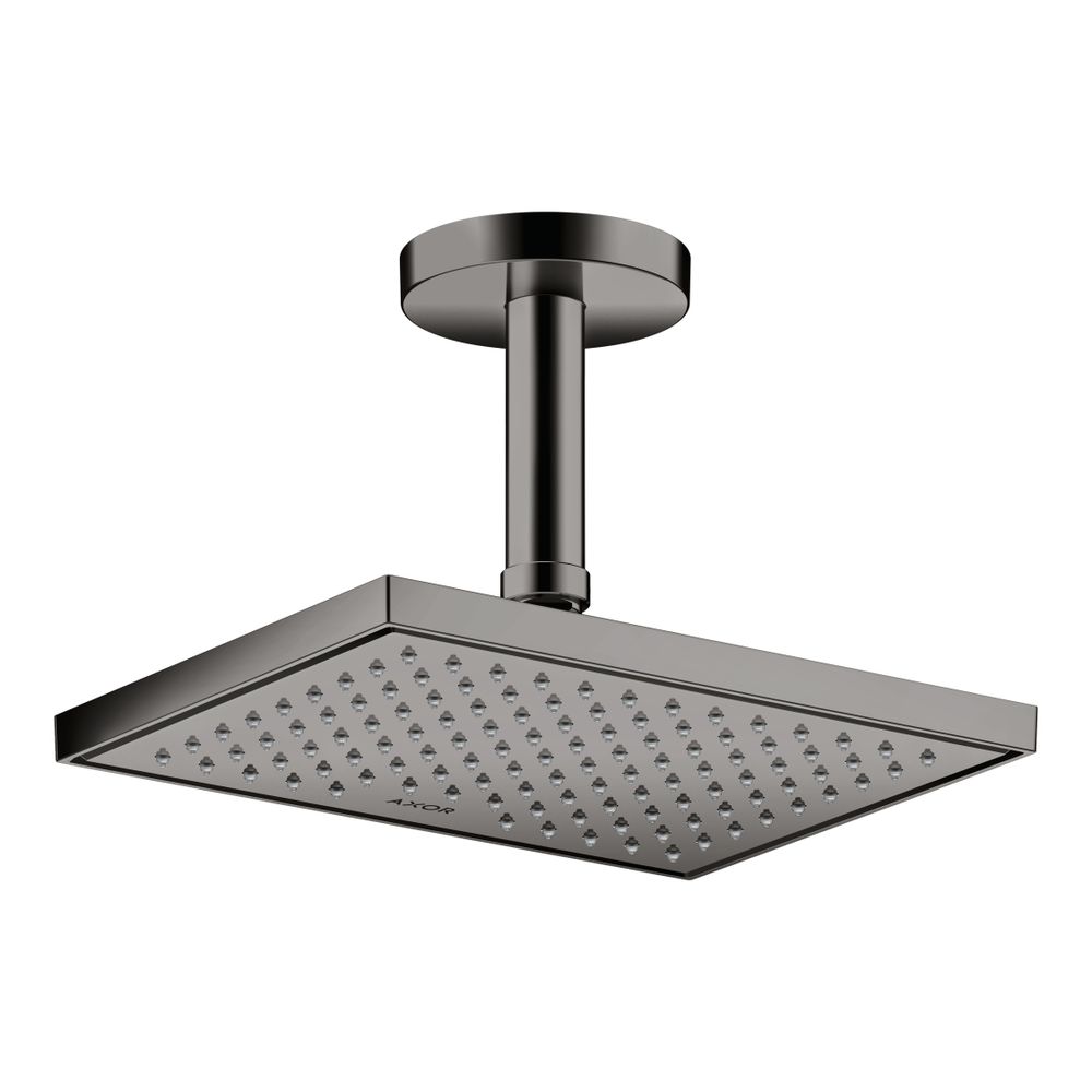 Hansgrohe AXOR ShowerSolutions Deckenanschluss 100mm, DN 15, G 1/2", Polished Black... HANSGROHE-26432330 4059625124123 (Abb. 2)