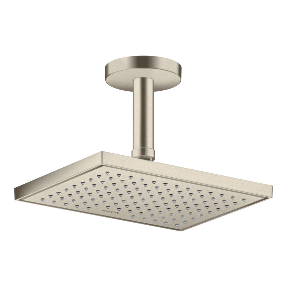 Hansgrohe AXOR ShowerSolutions Deckenanschluss 100mm, DN 15, G 1/2", Brushed Nickel... HANSGROHE-26432820 4059625030066 (Abb. 2)