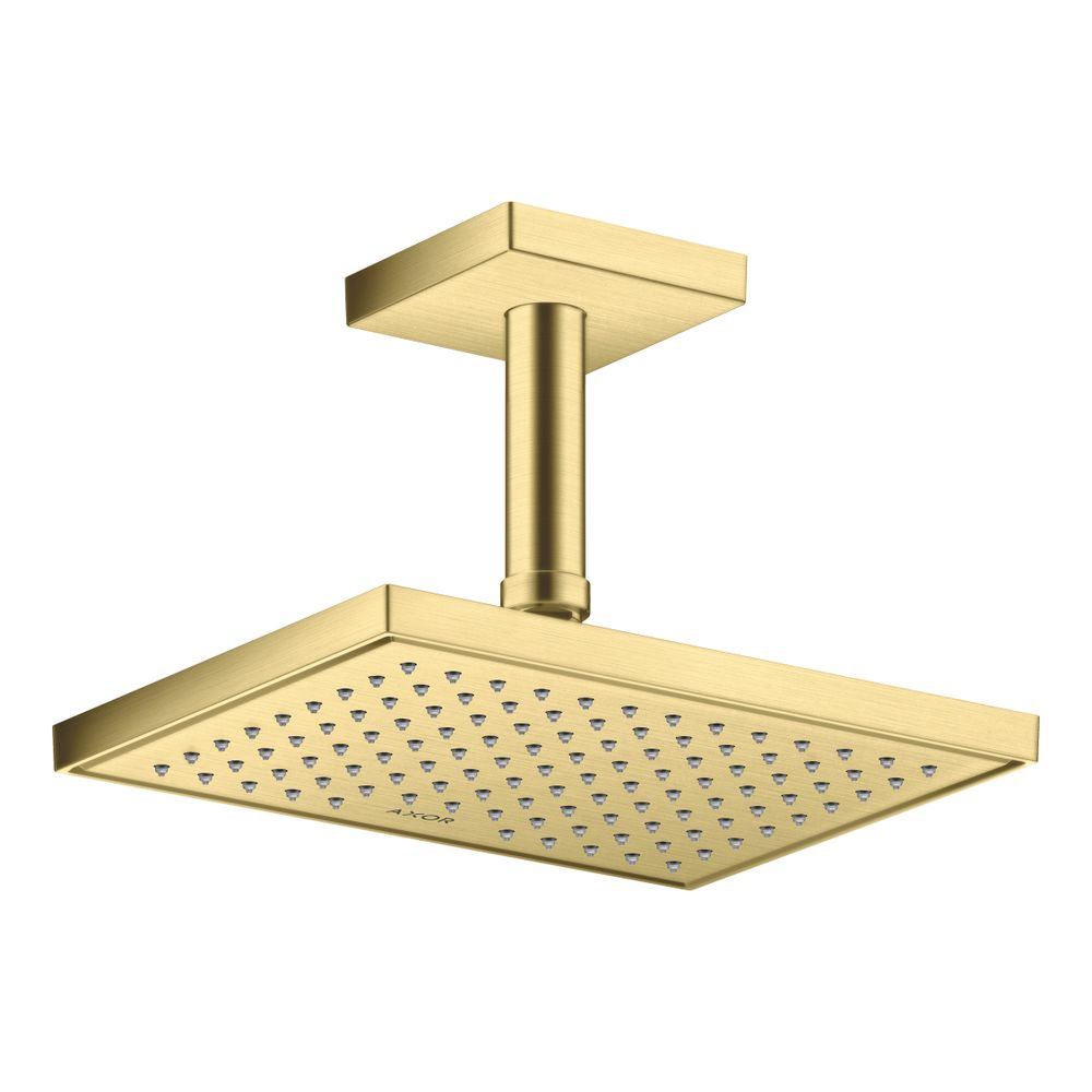 Hansgrohe AXOR ShowerSolutions Deckenanschluss 100mm eckig, DN 15, G 1/2", Brushed ... HANSGROHE-26437950 4059625407318 (Abb. 2)