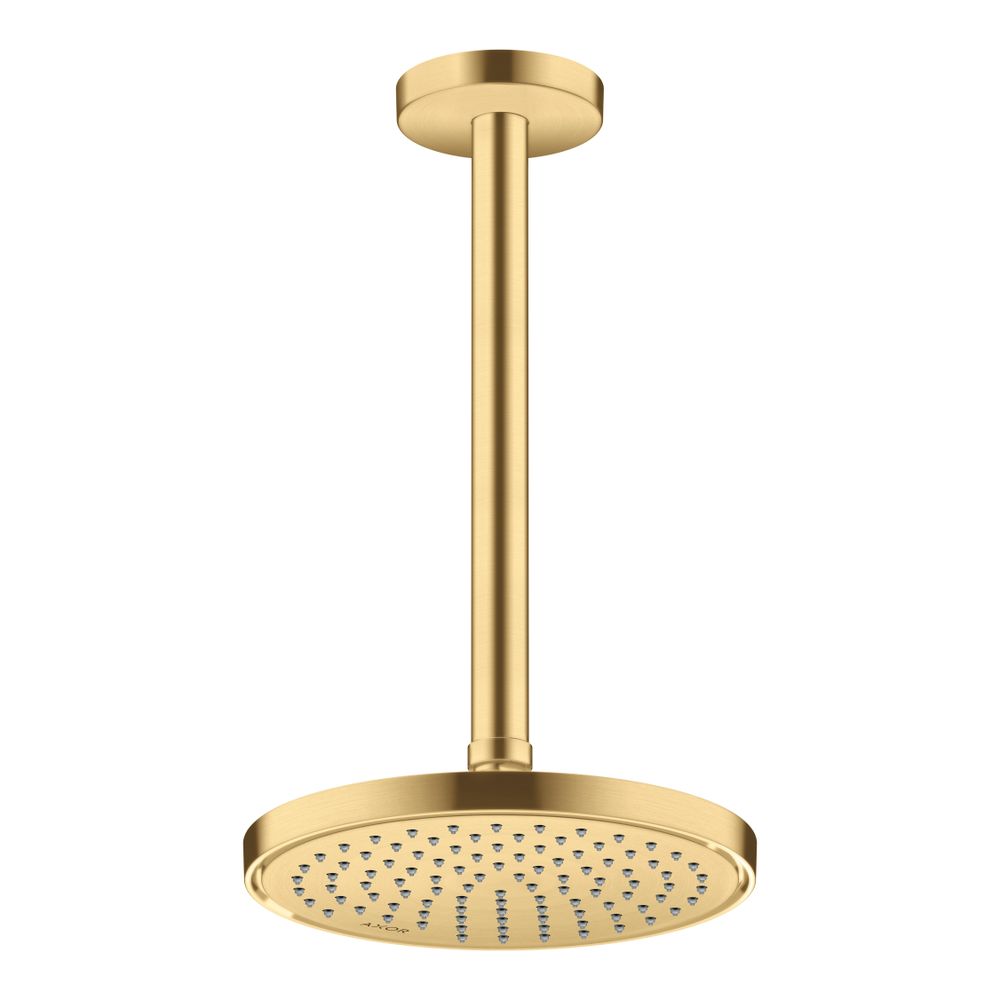 Hansgrohe AXOR ShowerSolutions Kopfbrause 220mm, 7,4l/min, 1jet EcoSmart, Brushed G... HANSGROHE-35383250 4059625406830 (Abb. 4)