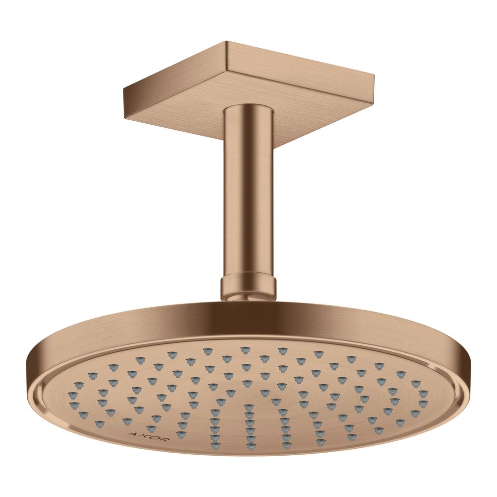Hansgrohe AXOR ShowerSolutions Kopfbrause 220mm, 5,6l/min, 1jet EcoSmartPlus, Brush... HANSGROHE-35388310 4059625406991 (Abb. 6)