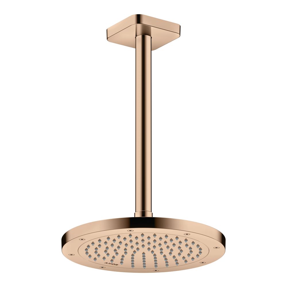Hansgrohe AXOR ShowerSolutions Kopfbrause 245mm, 10,1l/min, 1jet, Polished Red Gold... HANSGROHE-35380300 4059625407097 (Abb. 9)