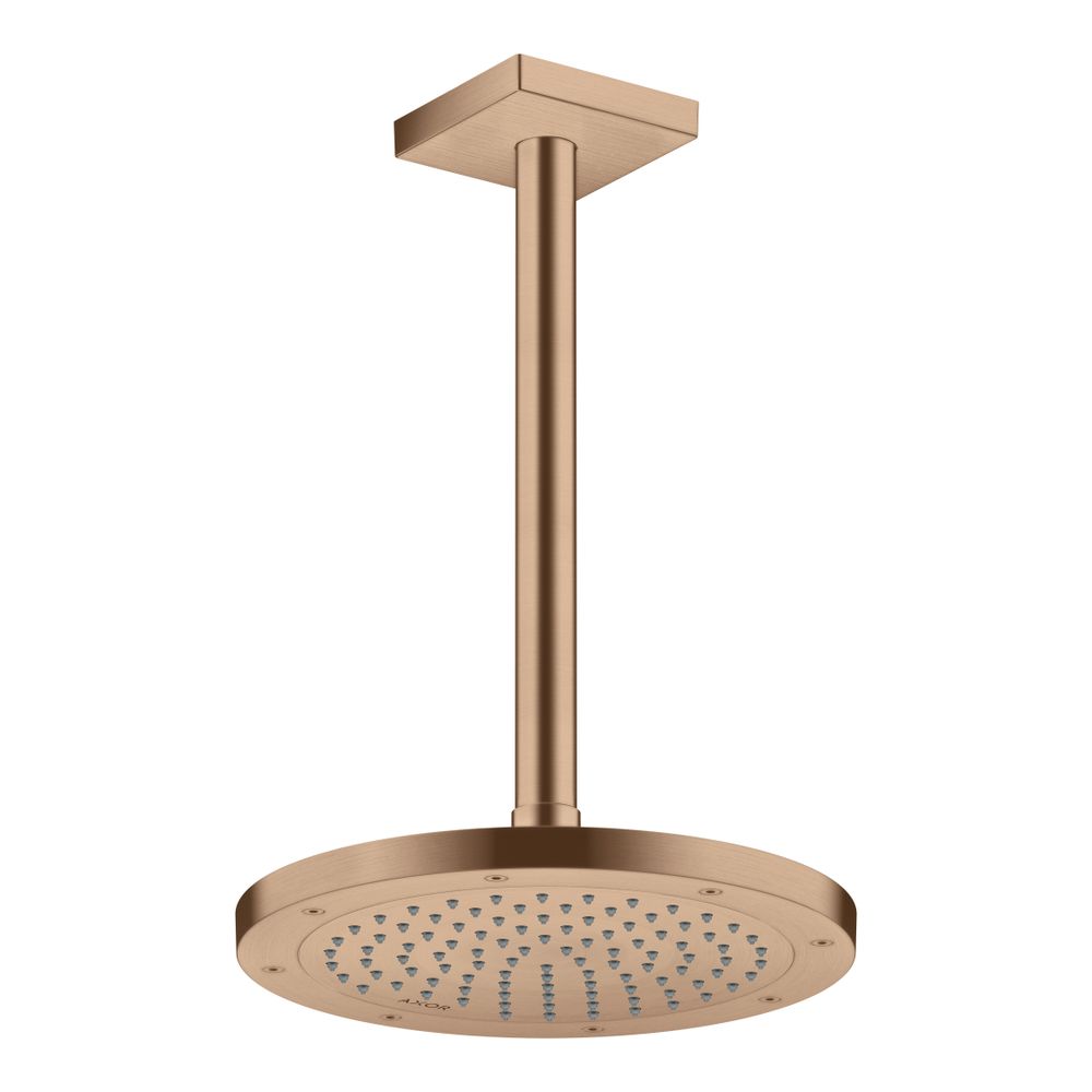 Hansgrohe AXOR ShowerSolutions Deckenanschluss 300mm eckig, DN 15, G 1/2", Brushed ... HANSGROHE-26438310 4059625407417 (Abb. 4)