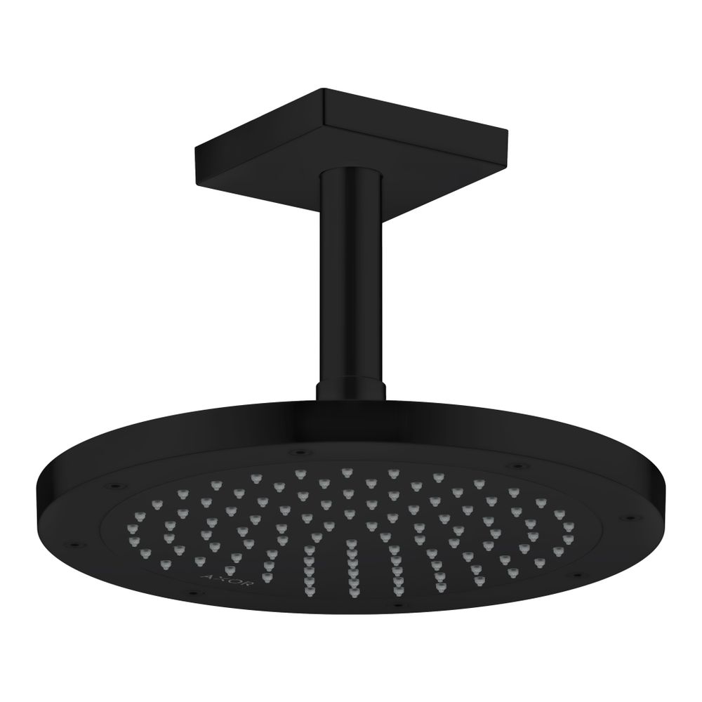 Hansgrohe AXOR ShowerSolutions Kopfbrause 245mm, 9l/min, 1jet EcoSmart, Mattschwar... HANSGROHE-35381670 4059625415245 (Abb. 10)