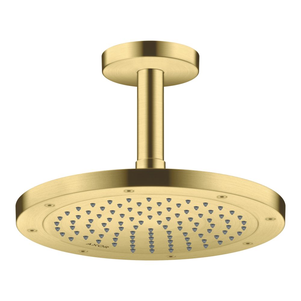 Hansgrohe AXOR ShowerSolutions Kopfbrause 245mm, 9l/min, 1jet EcoSmart, Brushed Bra... HANSGROHE-35381950 4059625407103 (Abb. 3)